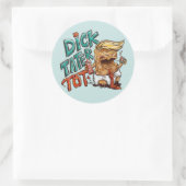 Dick-Tater-Tot Runder Aufkleber (Tasche)