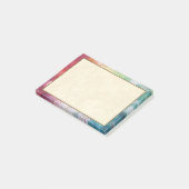 dick Texturierte Abstrakte Farbe Post-it Klebezettel (angewinkelt)