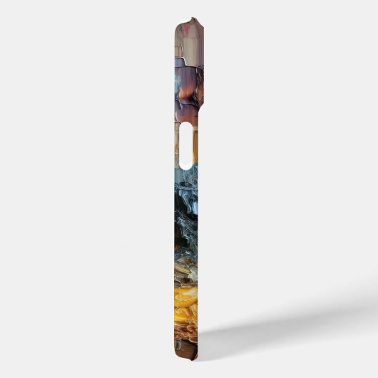 dick Texturierte Farbmuster Case-Mate iPhone Hülle (Rückseite / Rechts)