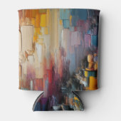 dick Texturierte Farbmuster Dosenkühler (Vorderseite)