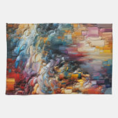 dick Texturierte Farbmuster Geschirrtuch (Horizontal)