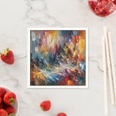 dick Texturierte Farbmuster Serviette (Beispiel)