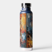 dick Texturierte Farbmuster Trinkflasche (Rechts)