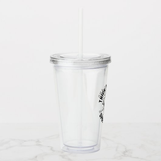 "dick thighs and spoky vibes" acryltrinkbecher (Rechts)