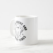 "dick thighs and spoky vibes" kaffeetasse (Vorderseite Links)