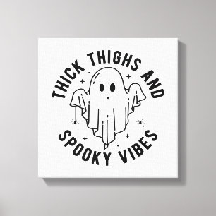 "dick thighs and spoky vibes" leinwanddruck
