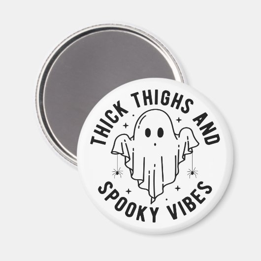 "dick thighs and spoky vibes" magnet (Vorderseite/Rückseite)