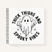 "dick thighs and spoky vibes" notizblock (Vorderseite)