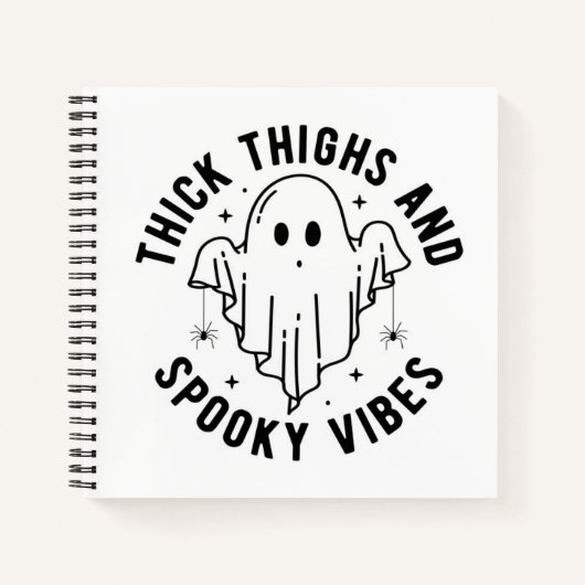 "dick thighs and spoky vibes" notizblock (Vorderseite)