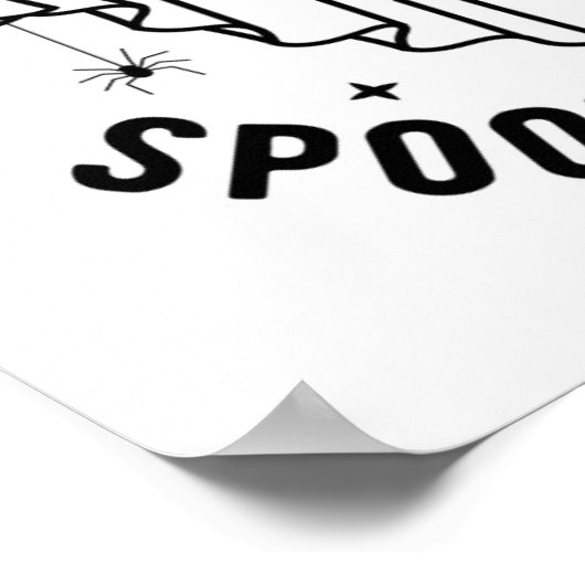 "dick thighs and spoky vibes" poster (Ecke)