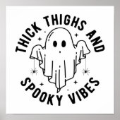 "dick thighs and spoky vibes" poster (Vorne)