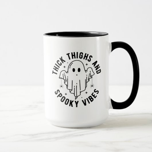 "dick thighs and spoky vibes" tasse (Rechts)
