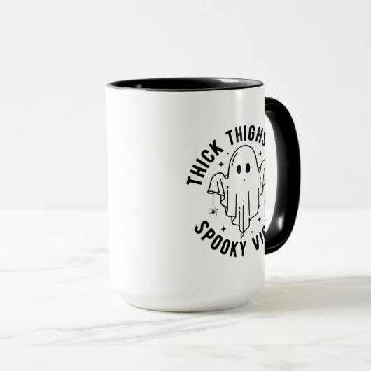 "dick thighs and spoky vibes" tasse (VorderseiteRechts)