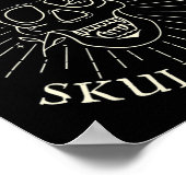 Dick Thighs Skull Vibes Poster (Ecke)