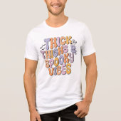 Dick Thighs & Spooky Vibes Tri-Blend Shirt (Vorderseite)