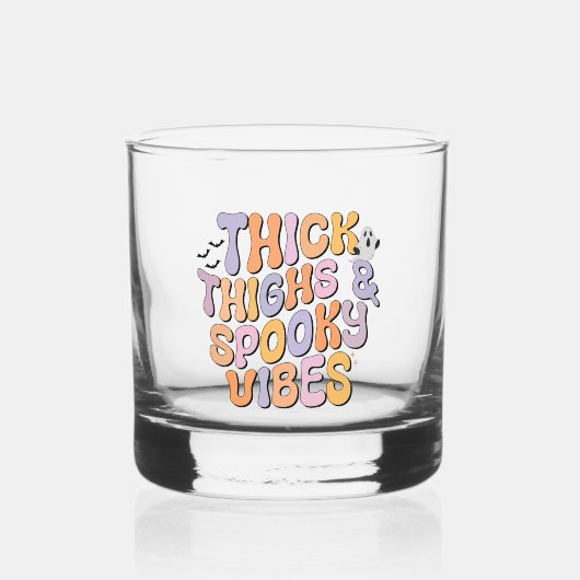 Dick Thighs & Spooky Vibes Whiskyglas (Vorderseite)