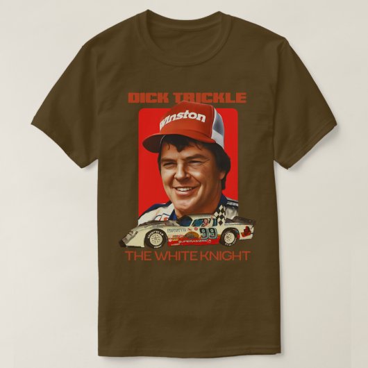 Dick trickle den weißen Ritter T-Shirt (Design vorne)