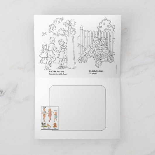 Dick und Jane Karte (Innenseite)