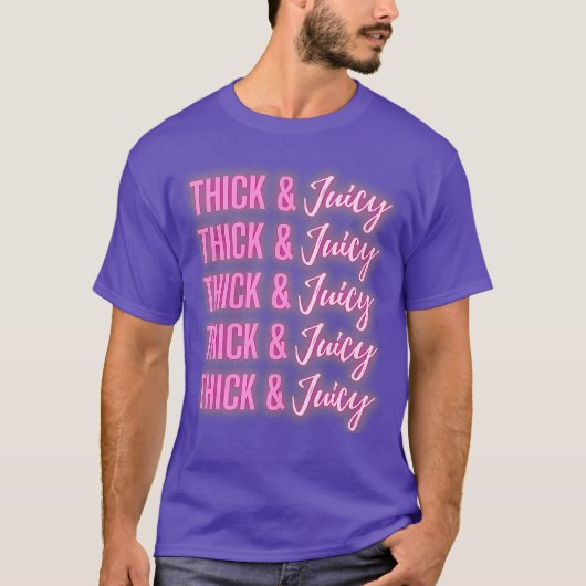 Dick und Juicy Premium T-Shirt (Vorderseite)