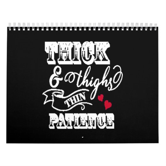 dick und Oberschenkel dünne Geduld Kalender (Titelbild)