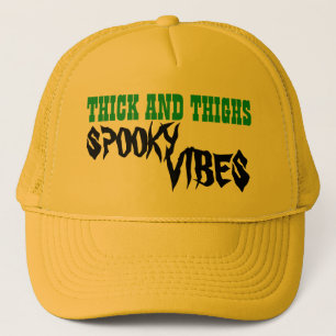 DICK UND OBERSCHENKEL GRUSELIGE VIBES TRUCKER-MÜT TRUCKERKAPPE