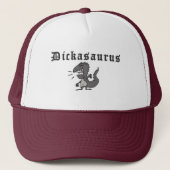 Dickasaurus Truckerkappe (Vorderseite)
