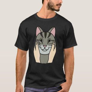 Dickbacken-Tabby-Katze Haustier T-Shirt