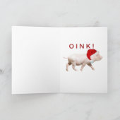 Dickbauch-Schwein-Oink Karte (Innenseite)