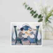 Dickbohnensuppe, Jessie Willcox Smith Postkarte (Stehend Vorderseite)