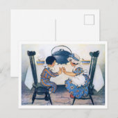 Dickbohnensuppe, Jessie Willcox Smith Postkarte (Vorne/Hinten)