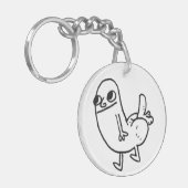 Dickbutt Schlüsselanhänger (doppelseitig) (Vorderseite links)