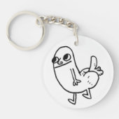 Dickbutt Schlüsselanhänger (doppelseitig) (Vorderseite)