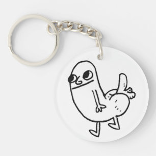 Dickbutt Schlüsselanhänger (doppelseitig)