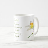 Dickdarm mit positiver Blume, d. h. Aquarell Kaffeetasse (VorderseiteRechts)
