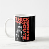 Dickdick-Typ Crush Weightlift-Bodybuilding Kaffeetasse (Links)