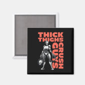 Dickdick-Typ Crush Weightlift-Bodybuilding Magnet (Vorderseite/Rückseite)