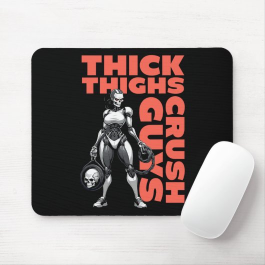 Dickdick-Typ Crush Weightlift-Bodybuilding Mousepad (Mit Mouse)