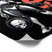 Dickdick-Typ Crush Weightlift-Bodybuilding Poster (Ecke)