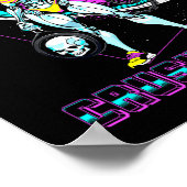 Dickdick-Typ Crush Weightlift-Bodybuilding Poster (Ecke)