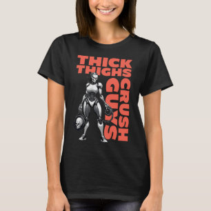 Dickdick-Typ Crush Weightlift-Bodybuilding T-Shirt