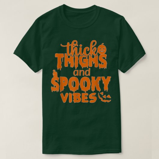 Dickdick und leckere Roben, Halloween-Nachtcos T-Shirt (Design vorne)