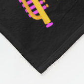 Dickdick und Mardi Gras Vibes Fleecedecke (Ecke)