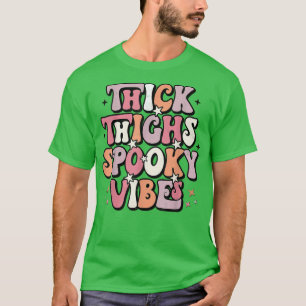 Dickdicken Oberschenkel verwunderlich Bläschen Hal T-Shirt