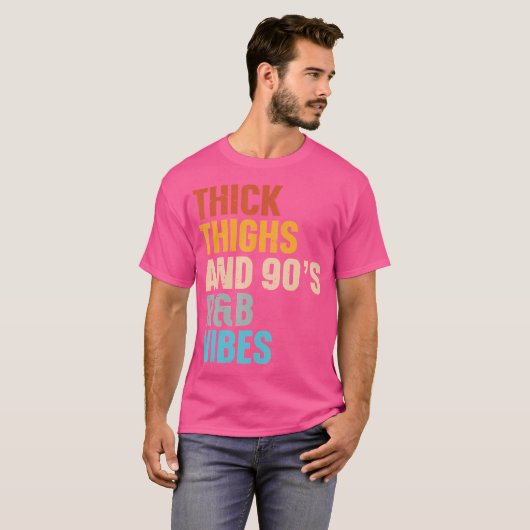 Dickdicken und 90er Jahre Rb Vibes T-Shirt (Vorne ganz)