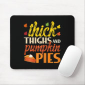 Dickdicken und Pumpkiefer rückwärts Fall Pumpkin P Mousepad (Mit Mouse)