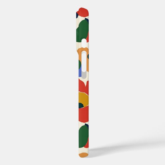 Dicke Abstrakte Blumenmuster Case-Mate iPhone Hülle (Rückseite / Links)