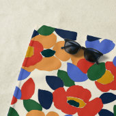 Dicke Abstrakte Blumenmuster Strandtuch (Beispiel)