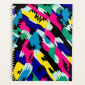 Dicke Abstrakte Kunst in Primärfarben Planer (Vorderseite)