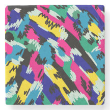 Dicke Abstrakte Kunst in Primärfarben