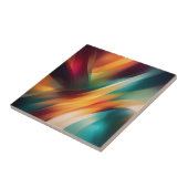 Dicke Abstrakte Pinselstriche Fliese (Seite)